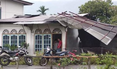Puting Beliung Hantam Koto Majidin Hilir Kerinci, Satu Rumah Rusak