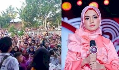 Dua Kontestan LIDA Disambut Ratusan Warga, Berdesakan Nggak Takut COVID-19?