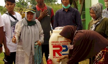 Tekan Penyebaran Corona, Tim R2 Sambangi Muara Sabak Timur