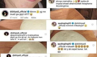 Komentar 'Nakal' Didi Riyadi di Postingan Ayu Ting Ting Bikin Salah Tingkah
