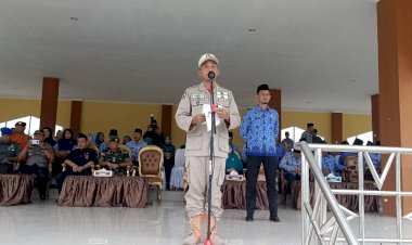 Wakil Bupati Bungo Irup Apel Siaga & Gelar Peralatan Pengendalian Bencana Hidrometeorologi