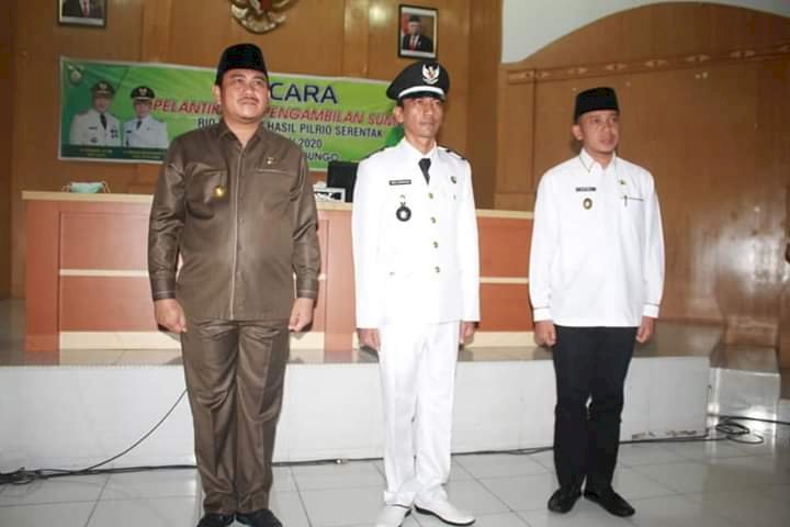 Lantik Rio se-Kecamatan Jujuhan Bupati Mashuri Ingatkan Soal Program GDM