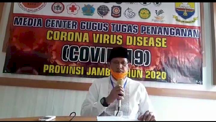 Penambahan Pasien Positif Corona di Jambi Hari ini, Johansyah: 7 Dari Merangin, Sisanya Muarojambi, Batanghari dan Sarolangun
