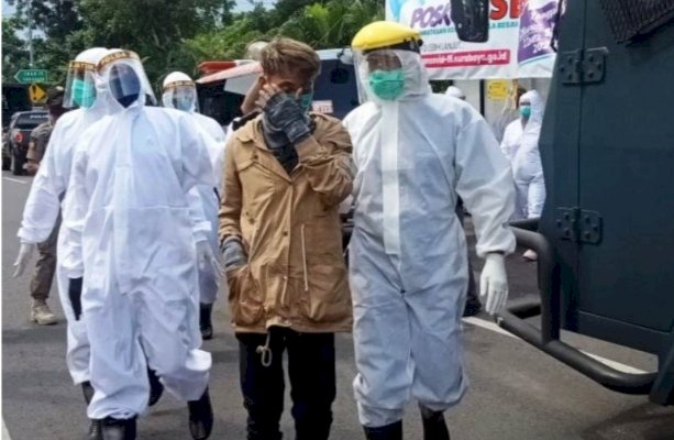 Petugas Temukan Pemuda ODP COVID-19 dari Jember di Titik Pemeriksaan Masuk Surabaya