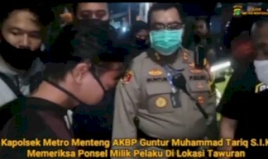 Polsek Menteng Tangkap Otak Utama di Video Viral Tawuran Manggarai