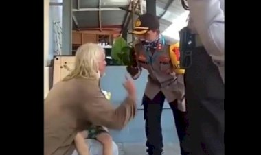 Viral Video Bule Marah ke Kapolres Magelang Kota Tolak Dikarantina