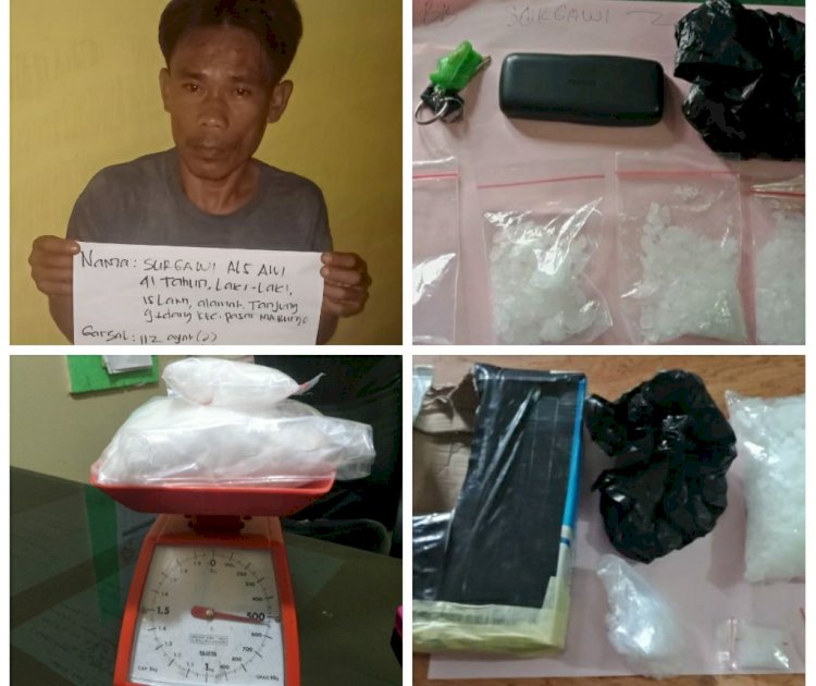 Polisi Ungkap Jaringan Pengedar Narkoba Kakap di Lapas Bungo, Barang Bukti Setengah Kilo Sabu