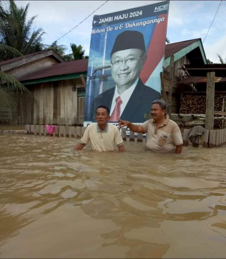 2 Desa di Kecamatan Pauh Terendam Banjir, Ratusan Rumah Terendam Sejak Pagi