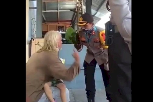 Viral Video Bule Marah ke Kapolres Magelang Kota Tolak Dikarantina