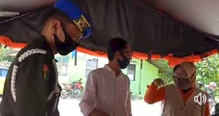 Viral Ketua KPU Sumbar Diomeli Petugas PSBB Lantaran KTP dan Surat Tugas