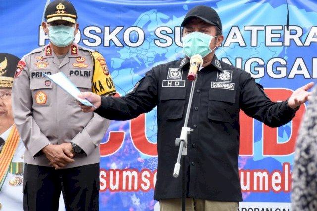 Penegakan PSBB, Gubernur Sumsel: Sikap Tegas Memang, Namun Tetap Jaga Etika Sopan
