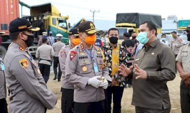 Bupati Bungo & Wabup Dampingi Kapolda Jambi Tinjau Posko COVID-19 Perbatasan Bungo-Sumbar