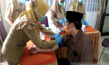 Puluhan Anggota DPRD Boyolali Ikuti Rapid Test COVID-19