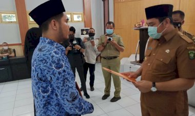 Gunakan Protokol Kesehatan, Bupati Bungo Serahkan 203 SK CPNS