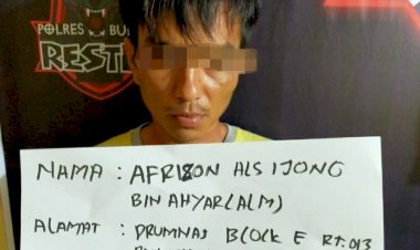 Sering Transaksi Ganja di Jalan Perumnas Cadika Bungo, Ijong Ditangkap Polisi
