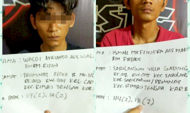 1,5 Kilogram Ganja Siap Edar Diamankan Polisi Bungo-Jambi, Dua Pelaku Ditangkap