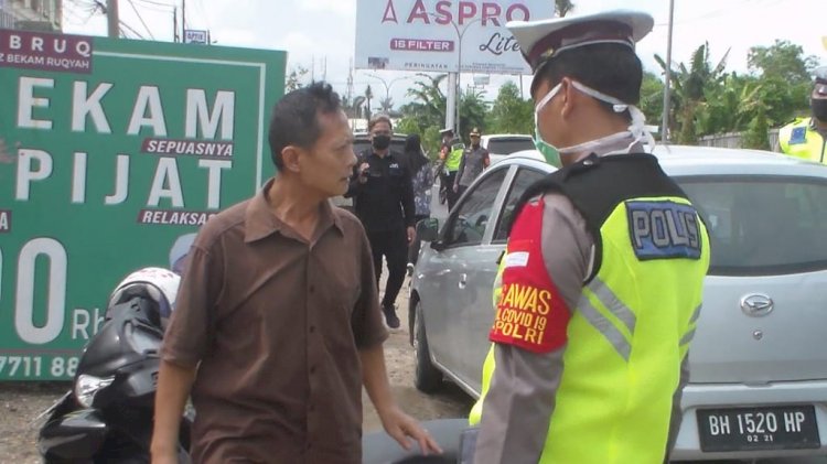 Razia Masker di Kota Jambi, Banyak Pengendara Marah-marah ke Petugas