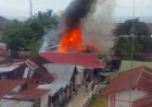 Warga Panik, Satu Rumah Terbakar Hebat di Sungaipenuh-Jambi
