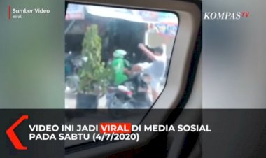 Viral Pria Tendang Ojol, Giliran Rumah Pelaku Dikepung Ratusan Ojek Online