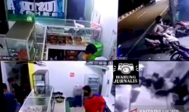 Waspada! Komplotan Maling Motor Beraksi di Warteg Kawasan Tanah Sereal