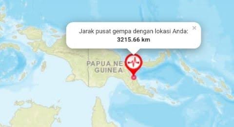 Gempa 7,3 Magnitudo Guncang Papua Nugini, Netizen: Gede Banget Itu Mah