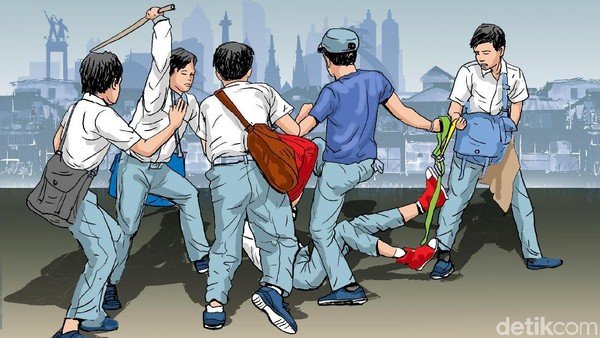 Usai Kirim Surat Tantangan, Tangan Siswa SMK Karawang Putus Ditebas