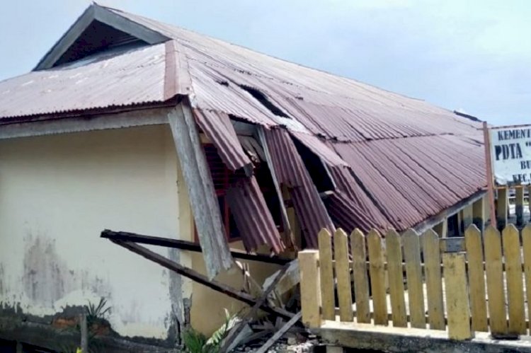 Pak Bupati! Madrasah di Bukit Batu Bengkalis Nyaris Ambruk
