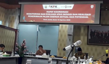 KPK Sebut Tiga Daerah di Jambi Masih Menyimpan Kas di Tempat Lain Selain Bank Jambi