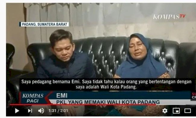 Usai Viral Maki-maki Buya Mahyeldi, Emi Akhirnya Minta Maaf: Saya Tidak Tahu Itu Pak Walikota Padang