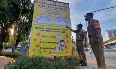 Jakarta Pusat Resmikan Monumen COVID-19 Berbentuk Peti Jenazah di Delapan Kecamatan