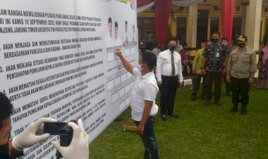 Penerapan Protokol Kesehatan Jadi Fokus Perhatian Romi- Robby di Pilkada Tanjab Timur