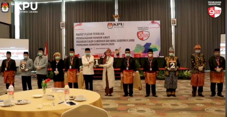 Pasca Pengundian Nomor Urut, KPU Provinsi Jambi: Bisa Digunakan Keperluan Kampanye