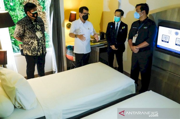 Fasilitas Hotel Isolasi Pasien COVID-19 Mulai Digunakan