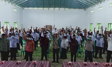 Patuhi Protokol Kesehatan, Pelantikan Tim Pemenangan Haris-Sani Dibagi Dua Sesi