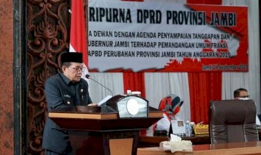 Gubernur Beri Penjelasan Atas Pandangan Dewan Terhadap APBD-P 2020