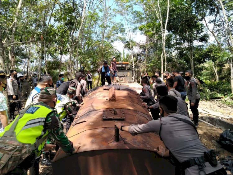 Setelah Bahar Selatan, Giliran Sumur Minyak di Mestong Ditutup Aparat