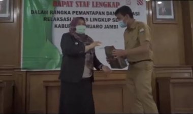 Sekda Muarojambi Gelar Acara Perpisahan, Fadhil Arief : Terima Kasih Atas Kepercayaannya
