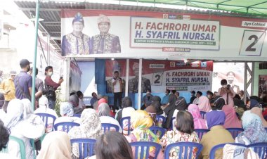 Warga Kelurahan Payo Lebar Kota Jambi Dukung Pasangan Fachrori Umar -Syafril Nursal