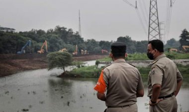 Pengerukan Waduk Pondok Ranggon, Anies: Kondisi Normal Tampung 200 Ribu Meter Kubik Air