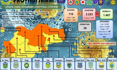 3 Hari Berturut-turut, Penambahan Pasien Positif Corona di Jambi di Atas 50, Begini Penjelasan Tim Satgas