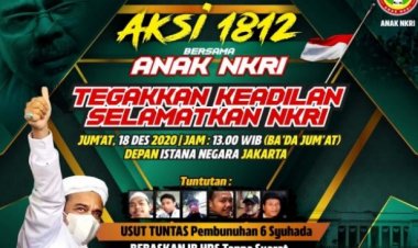 Demo 1812 di Istana, FPI: Bukan Perintah Rizieq Shihab