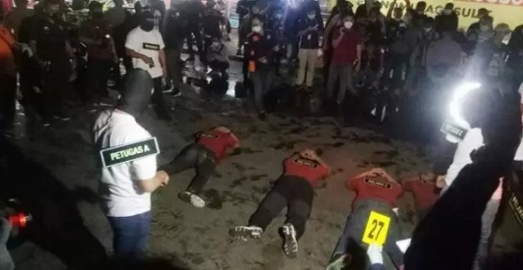 Rekonstruksi 6 Laskar FPI Ditembak Mati Dilakukan, Begini Penampakannya....