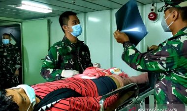Korban Gempa di Sulbar akan Jalani Operasi Patah Tulang di KRI Suharso