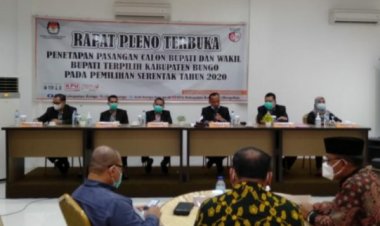 Tok Tok Tok! Mashuri-Apri Ditetapkan Bupati dan Wabup Bungo Terpilih