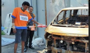 Bakar Mobil Mewah Via Vallen, Pije Divonis enam Tahun