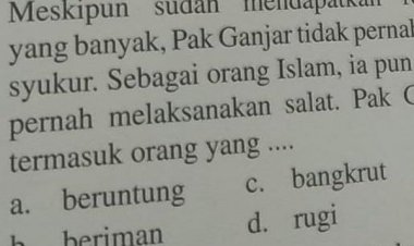 Viral! Buku Soal 'Ganjar Tidak Pernah Bersyukur', Ganjar: Buku dari Tiga Serangkai itu, Ya?