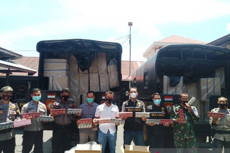 305 Kardus Rokok Ilegal di Payakumbuh Nyaris Beredar