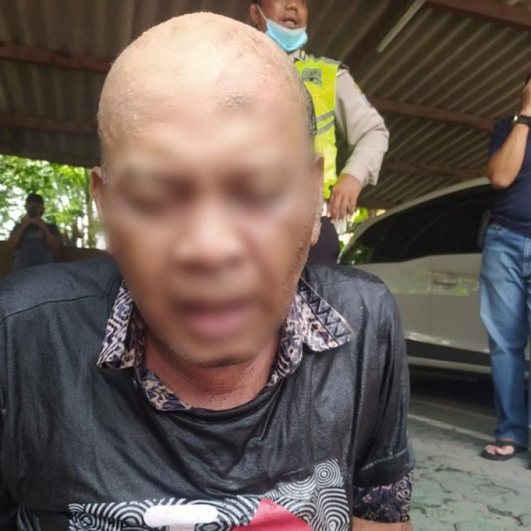 Pria di Surabaya Ini Siram Bensin Bakar Pengendara Motor, Sempat Mondar-mandir Depan Polsek