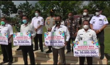 Berhasil Cegah Karhutla, 4 Desa di Muarojambi Ini dapat Reward Puluhan Juta dari Perusahaan