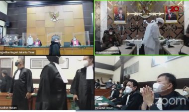 Habib Rizieq Lari dari Sidang Virtual, Hakim: Kalau Seperti ini Tidak Jalan Sidangnya!